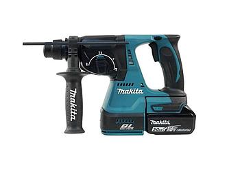 Аккум. перфоратор MAKITA DHR 242 RT в кейсе (18.0 В, Li-Ion, 2.0 Дж, вес 3.3 кг,)