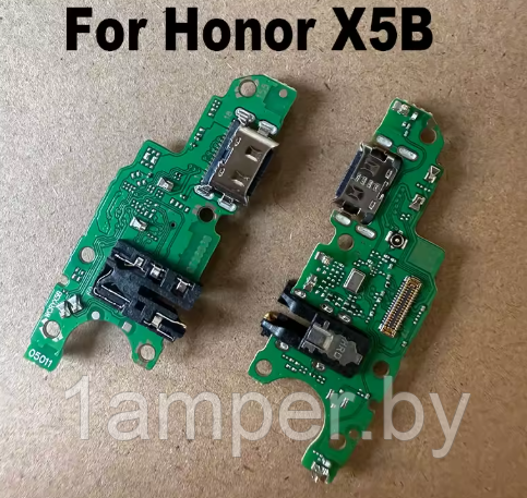 Плата нижняя Original с разъемом зарядного, микрофоном HONOR X5B