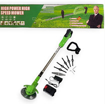 Триммер аккумуляторный садовый для травы и кустов High Power Speed Mower, фото 3