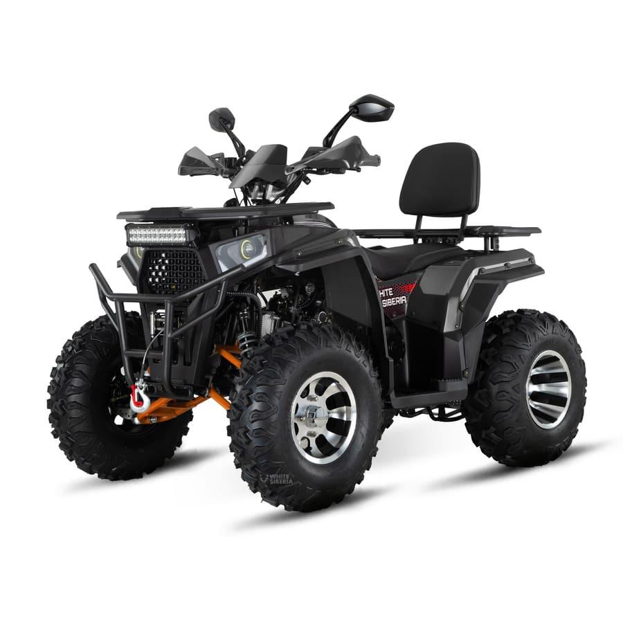 Бензиновый квадроцикл WHITE SIBERIA BARS 200CC PRO (черный), фото 1