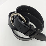 Ремень женский кожаный 3,5см в жестяной баночке (черный), фото 5