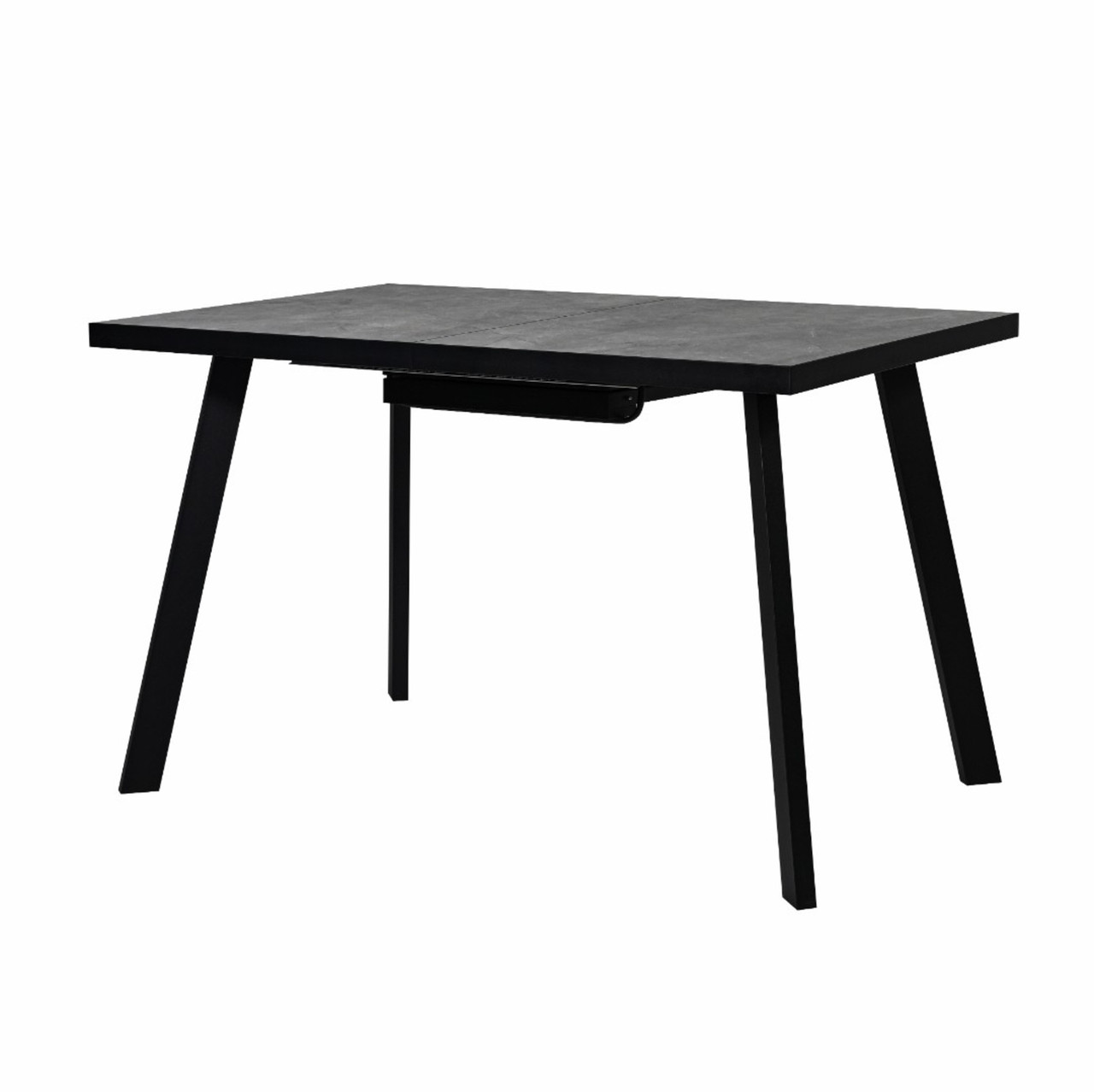 Стол Саен 17 Пластик Каспий срез камня 721/черный муар (120х80)