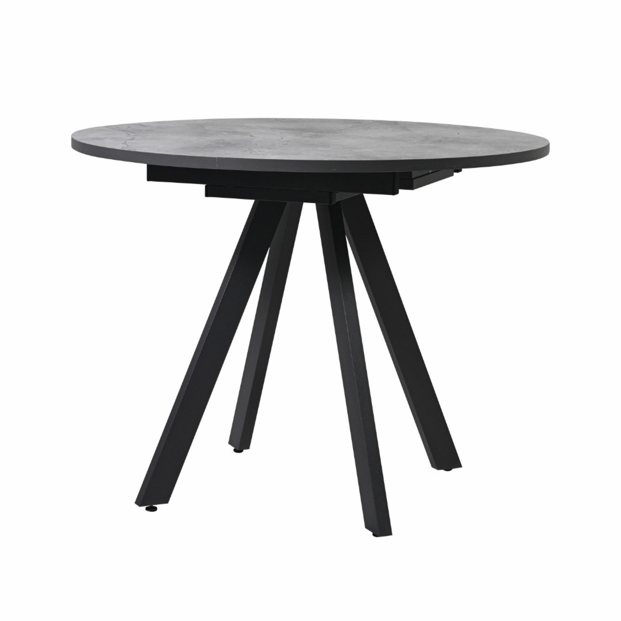 Стол Саен 27 Пластик Мрамор марквина синий 3034/графит (D1000)