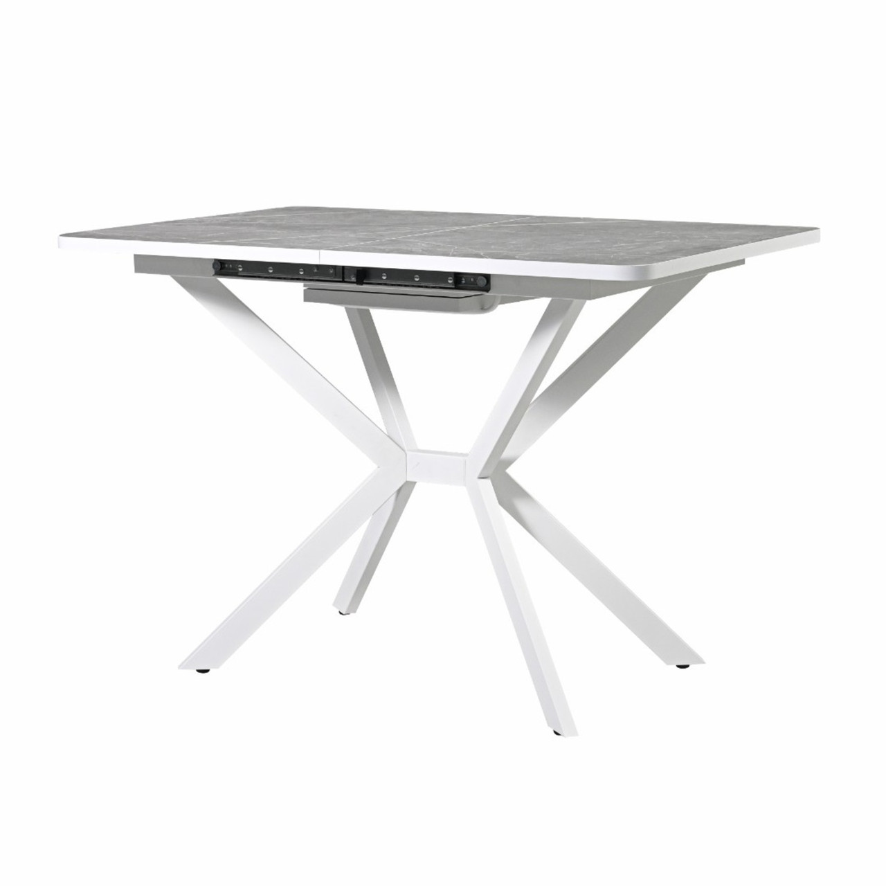 Стол Саен 28 Пластик Фаерстоун 3100/белый муар (110х75)