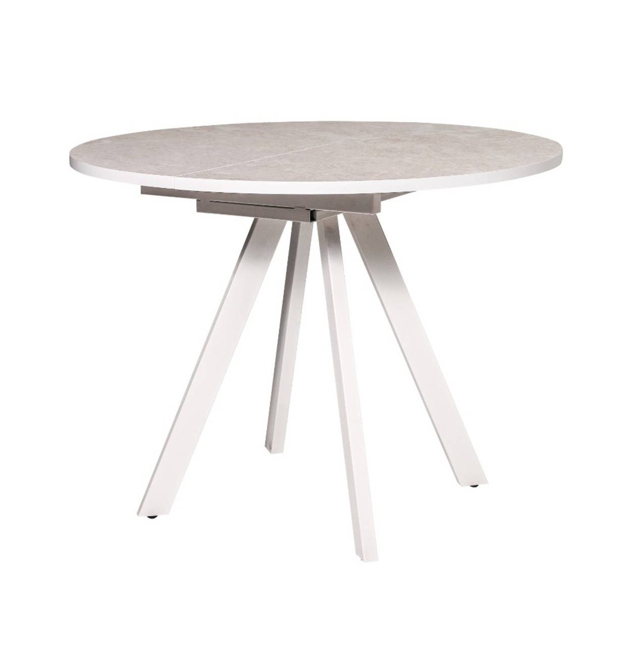 Стол Саен 27 Пластик Королевский опал светлый 707/белый муар (D900)