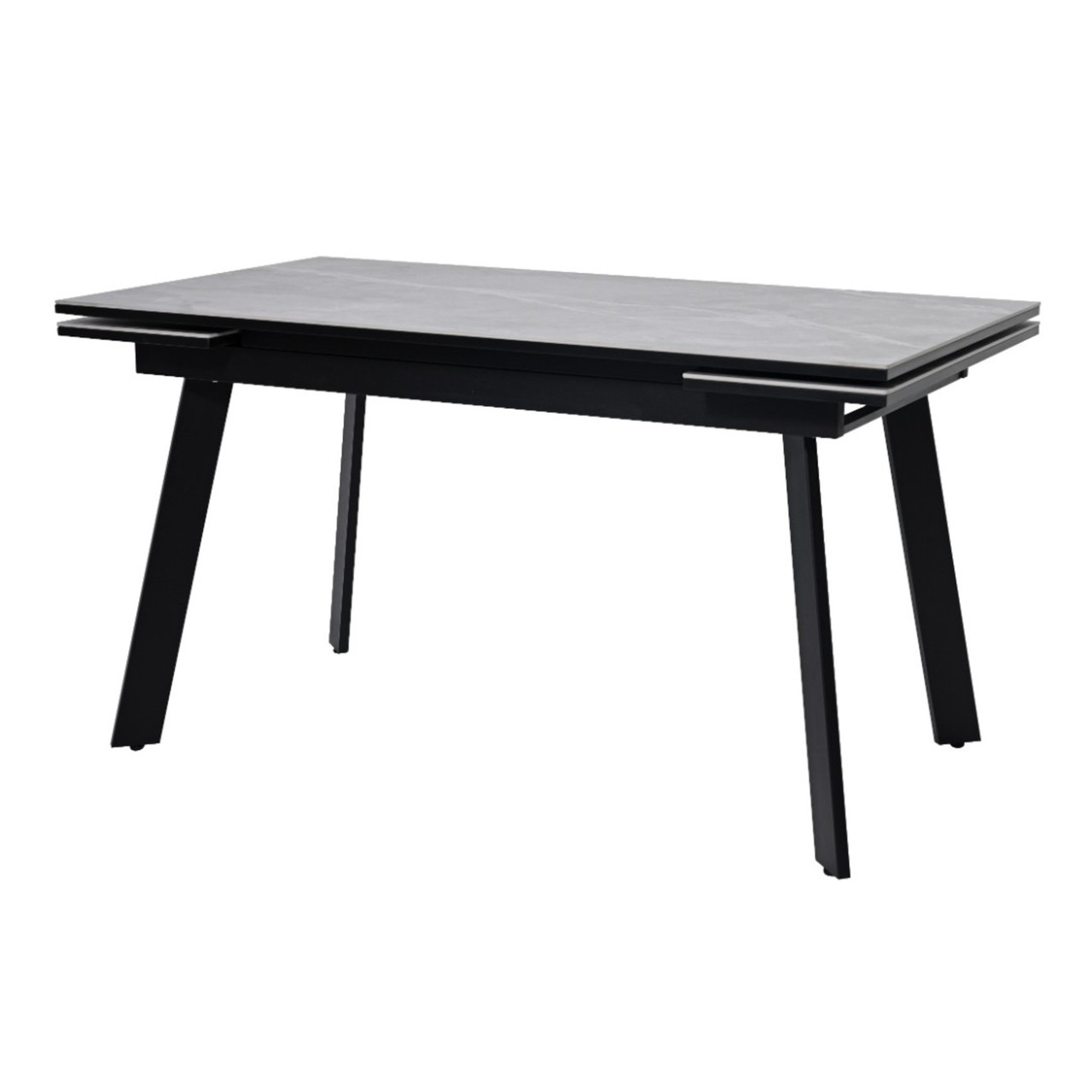 Стол Саен 35 Керамика серая/черный муар