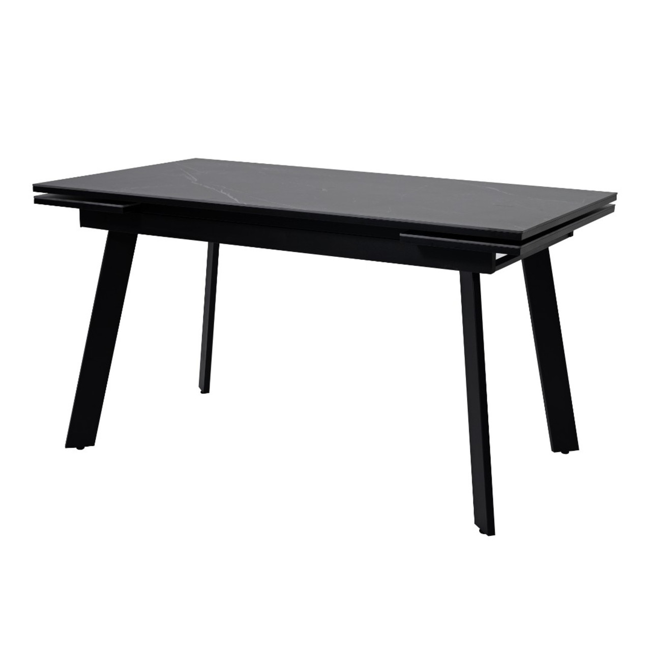 Стол Саен 35 Керамика черная/черный муар