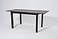 Стол Саен 30 ЛДСП Таксония Темная/черный муар (110х75), фото 2