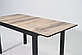 Стол Саен 30 ЛДСП Клен Каньон/черный муар (120х80), фото 3
