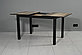 Стол Саен 30 ЛДСП Клен Каньон/черный муар (120х80), фото 6