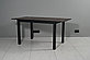 Стол Саен 30 ЛДСП Таксония Темная/черный муар (120х80), фото 8