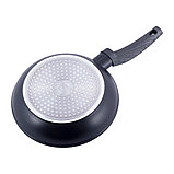 Сковорода 20см black marble из алюминия Kamille KM 4121, фото 2