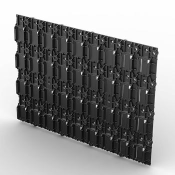 Набор панелей настенных Qbrick System Custom Pegboard (2шт), черный