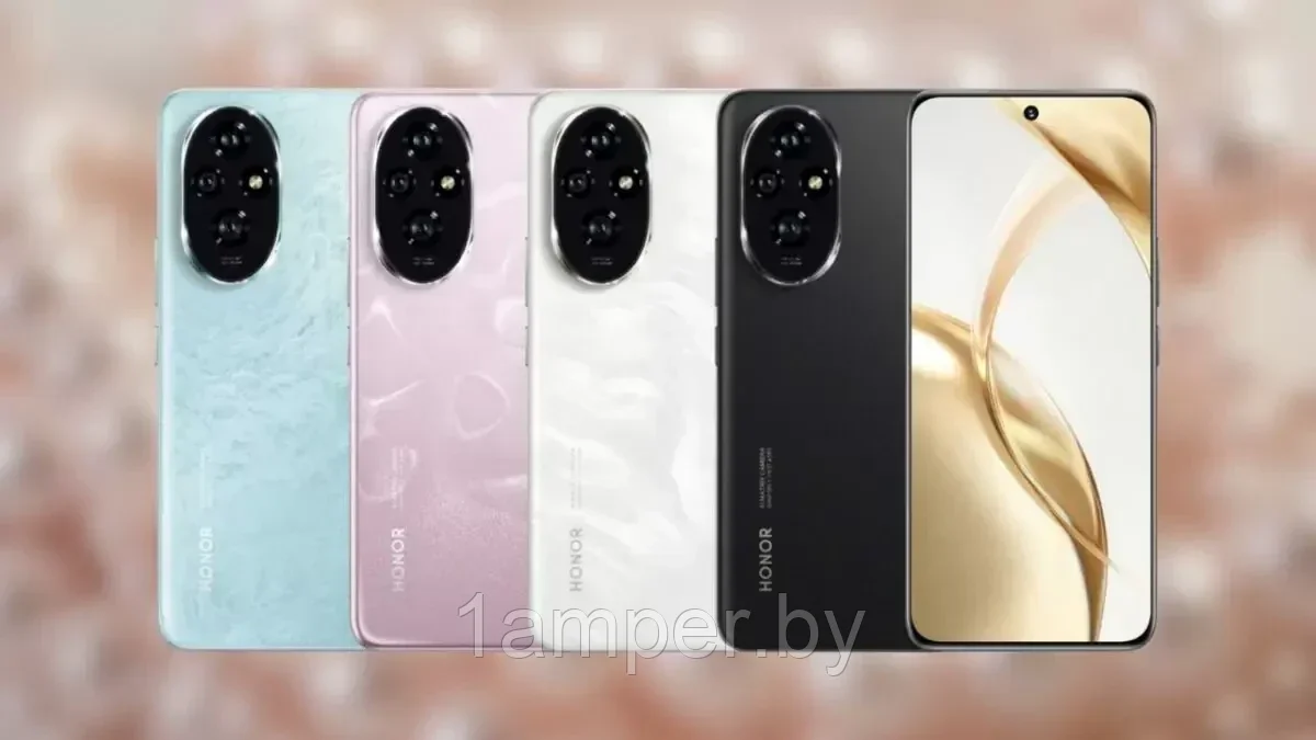 Задняя крышка Original для HONOR 200 Бирюзовая, черная