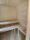 Баня Квадро-бочка BADEFASS 5,0 м на 2 пом., фото 5