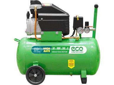 Компрессор ECO AE-501-4 коаксиальный (260 л/мин, 8 атм, коаксиальный, масляный, ресив. 50 л, 220 В, 1.80 кВт)