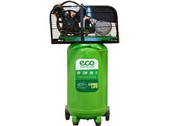 Компрессор ECO AE-1005-B2 ременной (380 л/мин, 8 атм, ременной, масляный, вертикальный ресив. 100 л, 220 В,