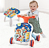 Развивающий детский игровой центр Musical stroller educational 3 в 1 (ходунки, пушкар каталка, столик с, фото 2