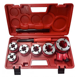 Клуппы трубные 1/4" - 1 1/4" с трещоткой (набор 7пр.) H-D