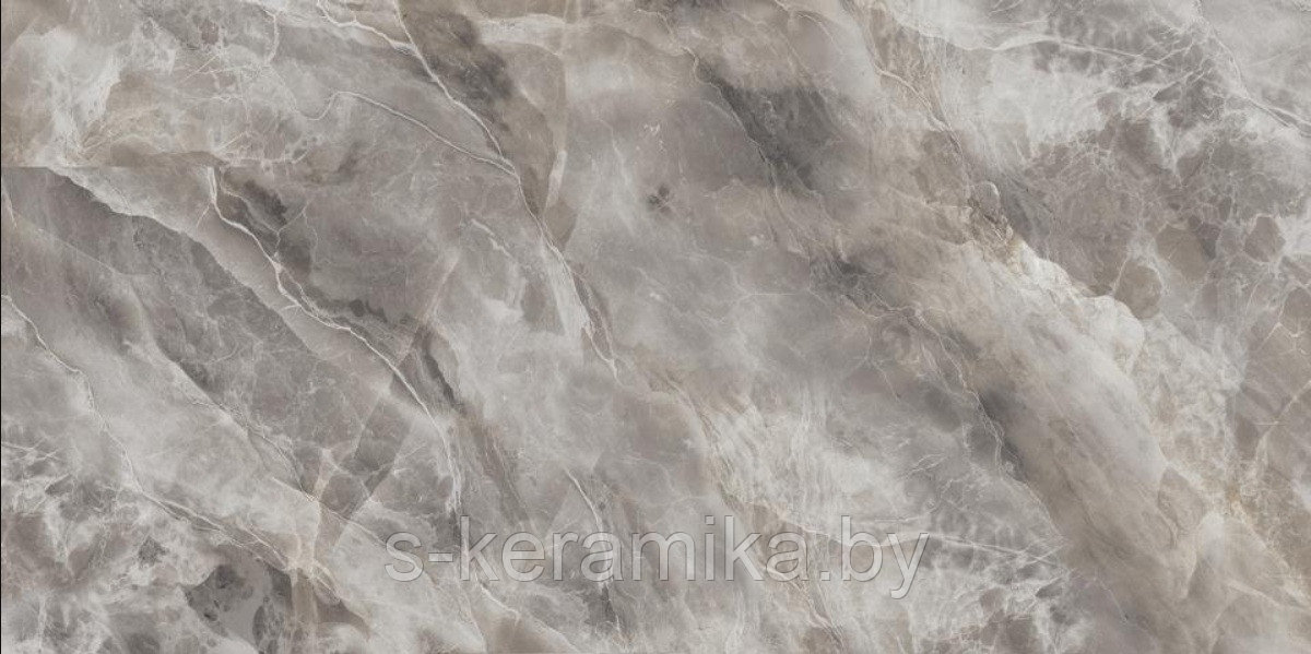 ИНДИЙСКИЙ КЕРАМОГРАНИТ HG Glossy Antique Onyx Grey 160х80х9см