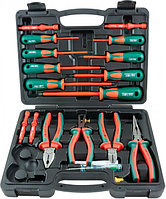 JONNESWAY PSV118S PSV118S Набор диэлектрический, отверток стержневых и шарнирно-губцевого инструмента, 18