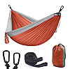 Гамак подвесной двухместный Hammock Swing Ультралёгкий и сверхпрочный (Крепления в комплекте) 270х140 см Цвет:, фото 2