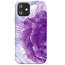 Чехол PQY Peony для iPhone 12 Mini Фиолетовый