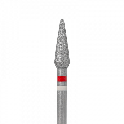 Тайфун, Алмазная фреза с Жемчугом (капля закругл.), D4,0, L120, мягкая, 856.104.266.120.040