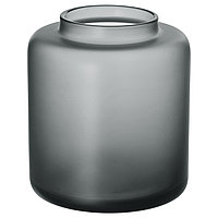 Ваза IKEA КОНСТФУЛЛ 10 см серый