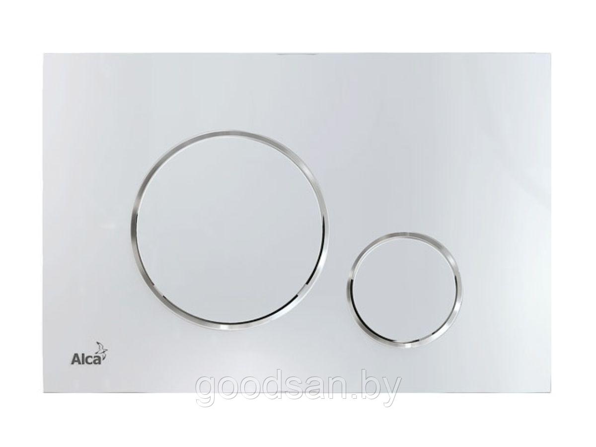 Кнопка для инсталляции (хром-мат) M 672 alcaplast  (Чехия)