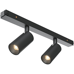 Трековый светильник светодиодный магнитный 6W 48V Maytoni Technical Focus Duo TR176-1-2X3WTW-M-B