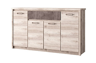 Н-р меб.JAZZ, Тумба 4D1S.КАШТАН НАЙРОБИ / ОНИКС