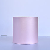 Коробка шляпная перламутровая, D18/H17,5 см, розовый