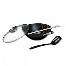 Казан чугун с антипригарны покрытием Kamille KM-4806 4,5 л