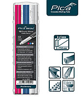 Набор влагостойких сменных грифелей-стержней (12 шт) для карандаша Pica Big Dry Longlife