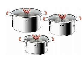 Набор посуды для приготовления Tefal Opti'Space 6 предметов G720S674