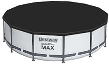 Бассейн Bestway Steel Pro Max 5612Z (488x122) белый, серый