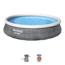 Бассейн Bestway Надувной бассейн Bestway Fast Set 57376 (396x84)