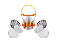 Полумаска 6500 с фильтрами 6510 А1 с предфильтрами и с держателями Jeta Safety (комплект) (р-р М, дл