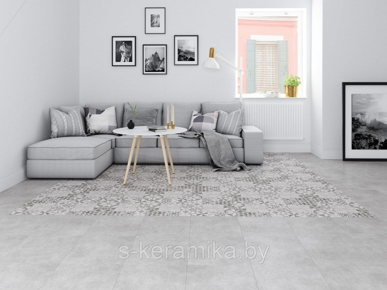 Керамогранит Cersanit Raven -Плитка Керамогранит Церсанит Raven 42x42х0.8см.