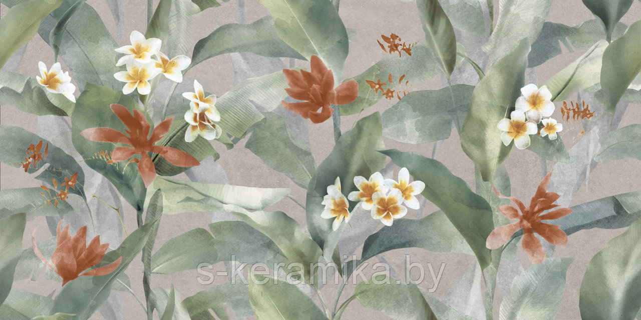 Керамогранит Meissen Keramik Floresta Джунгли многоцветный 17550 120х60х6,5см