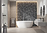 Керамогранит Meissen Keramik Floresta Цветы Серый ректификат 60x120 17648 120х60х6.5см, фото 2