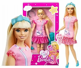 Кукла Barbie Моя первая Барби - Блондинка в розовом HLL19