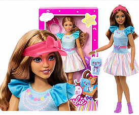 Кукла Barbie Моя первая Барби - Брюнетка с зайчиком HLL21