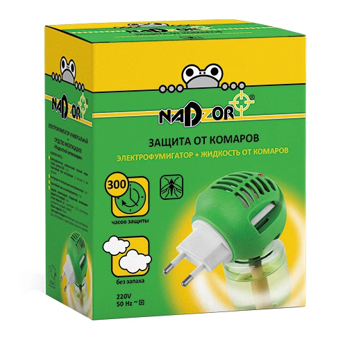 Комплект для уничтожения комаров: жидкость на 30 ночей и электрофумигатор