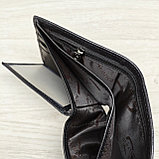 Мужской набор: ремень БУЙВОЛ 4см + кошелек  L571-208 black, фото 10