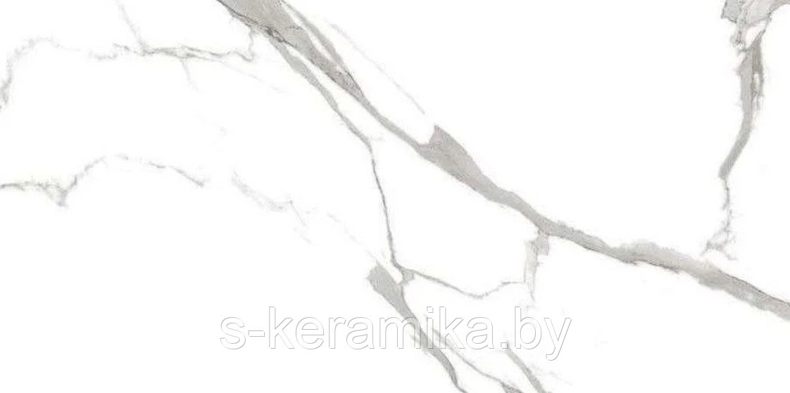 MAIMOON CERAMICA ИНДИЙСКИЙ КЕРАМОГРАНИТ Glossy Satuario Bianco 120x600х9мм
