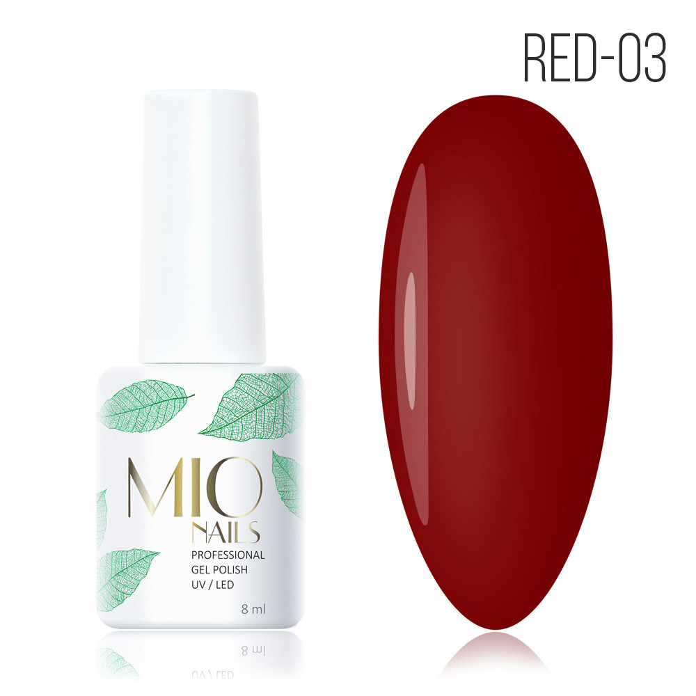 Mio Nails гель-лаки RED 03 8мл