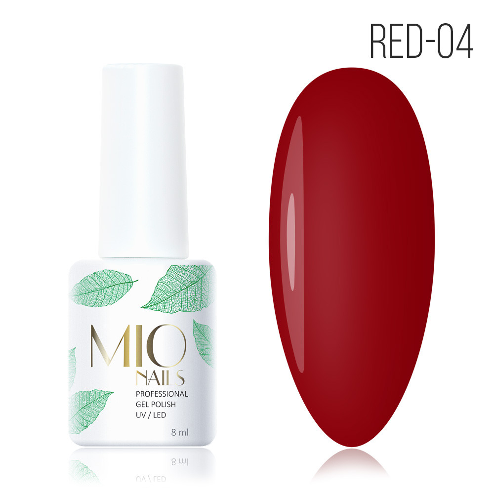 Mio Nails гель-лаки RED 04 8мл