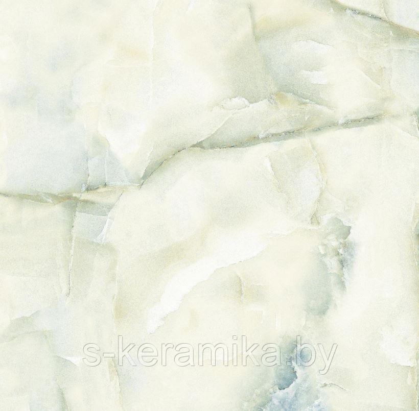 MAIMOON CERAMICA ИНДИЙСКИЙ КЕРАМОГРАНИТ Glossy Aquarius Onyx Grey 80x80х9